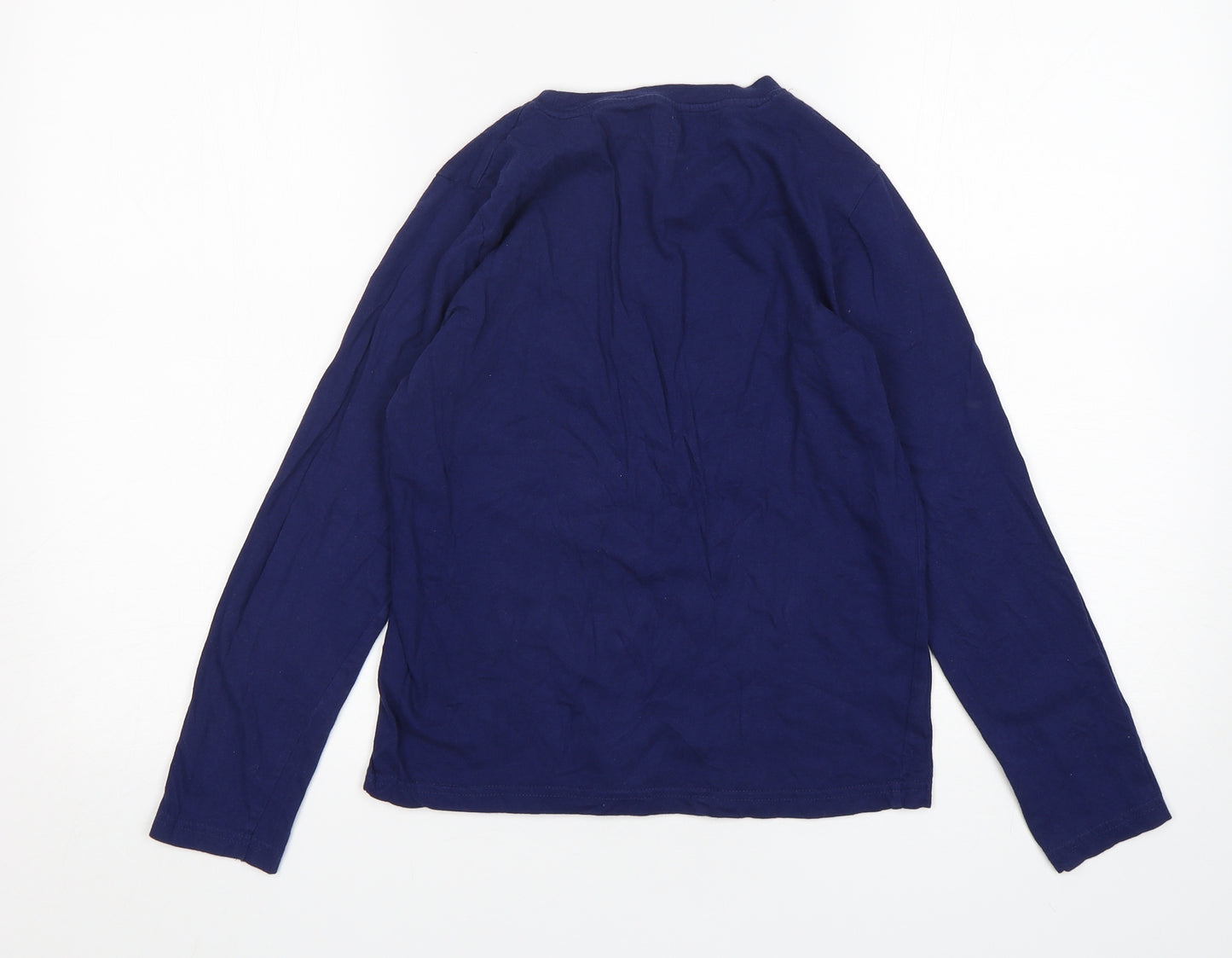 F&F Girls Blue  Cotton Top Pyjama Top Size 10-11 Years