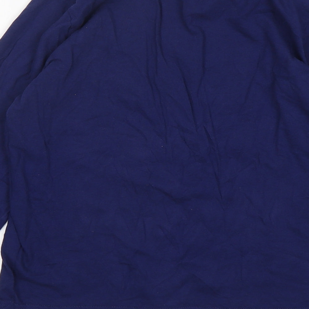 F&F Girls Blue  Cotton Top Pyjama Top Size 10-11 Years