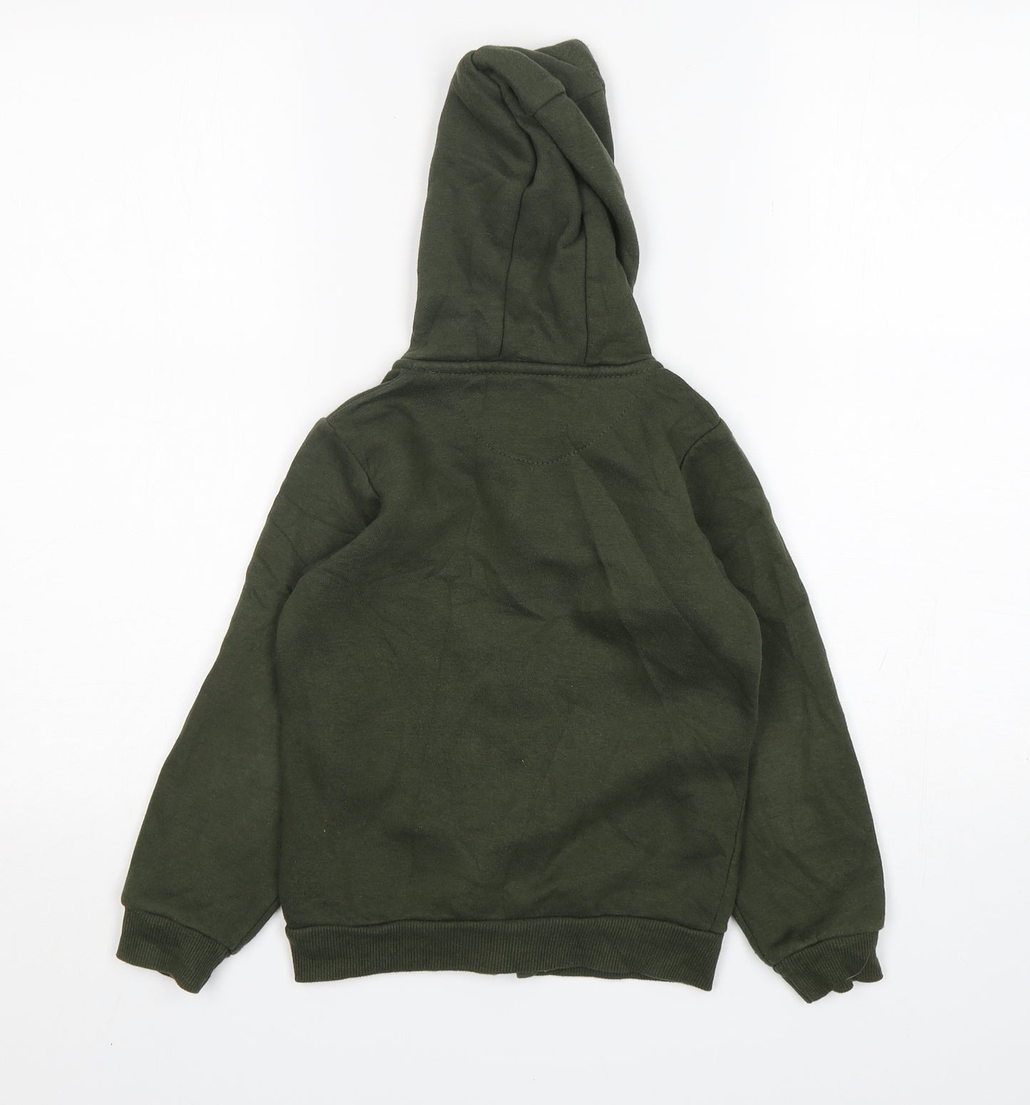 McKenzie Boys Green  Cotton Full Zip Hoodie Size 7-8 Years