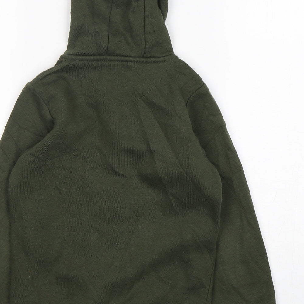 McKenzie Boys Green  Cotton Full Zip Hoodie Size 7-8 Years