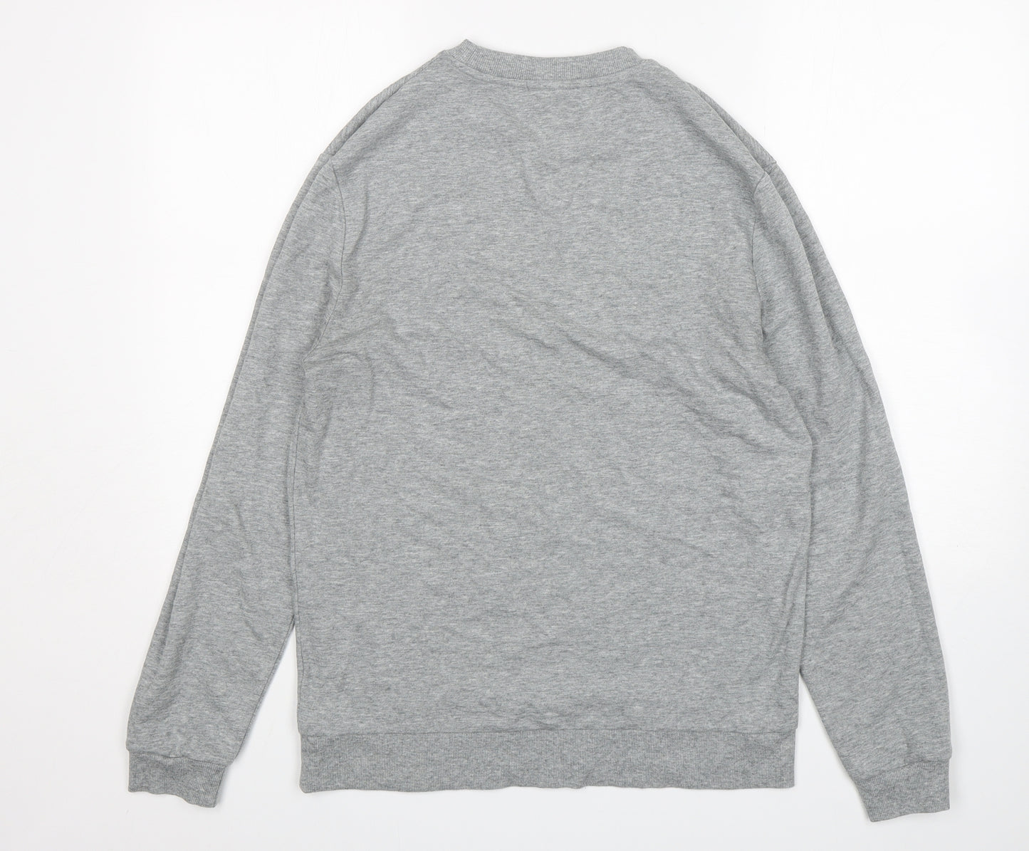 ASOS Mens Grey  Cotton Pullover Sweatshirt Size S