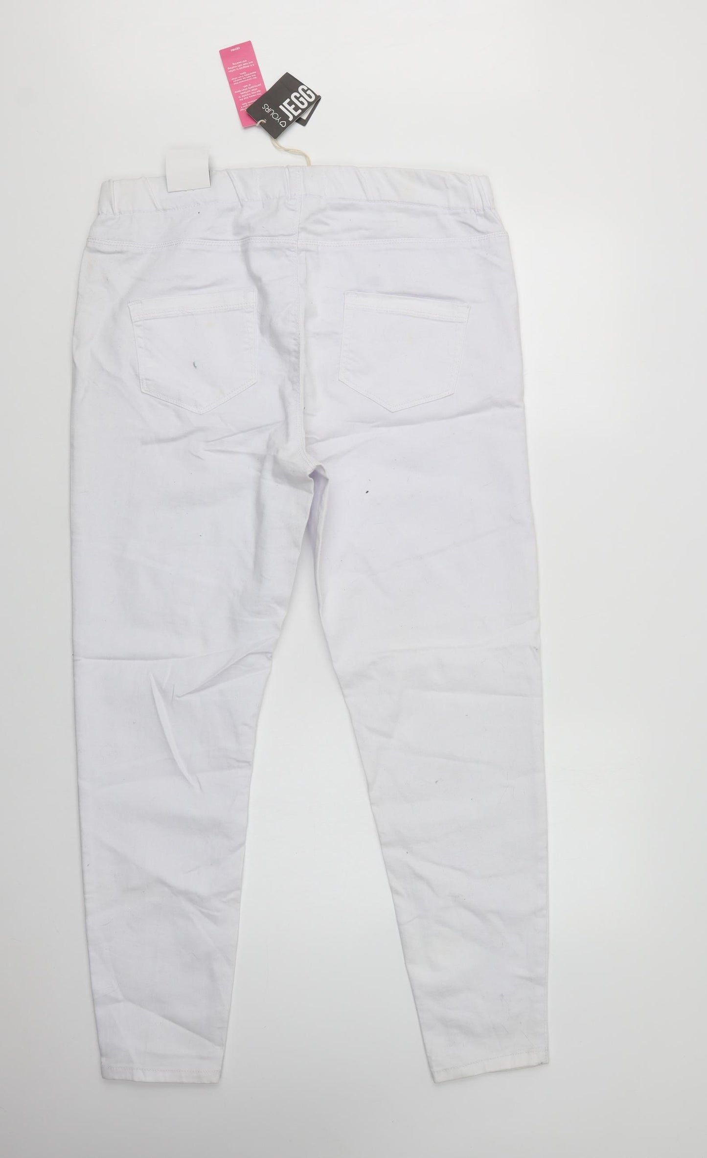 Love Yours Womens White  Cotton Jegging Jeans Size 20 L30 in Regular