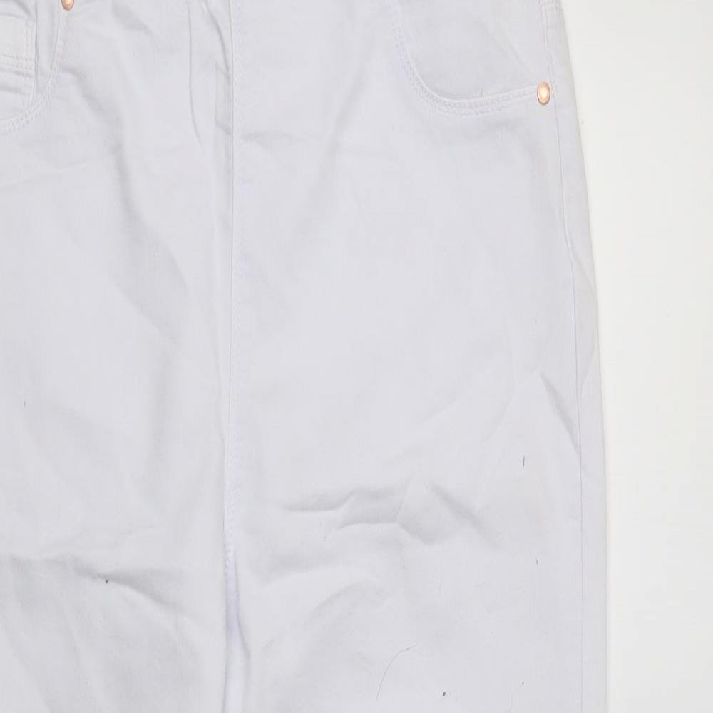 Love Yours Womens White  Cotton Jegging Jeans Size 20 L30 in Regular