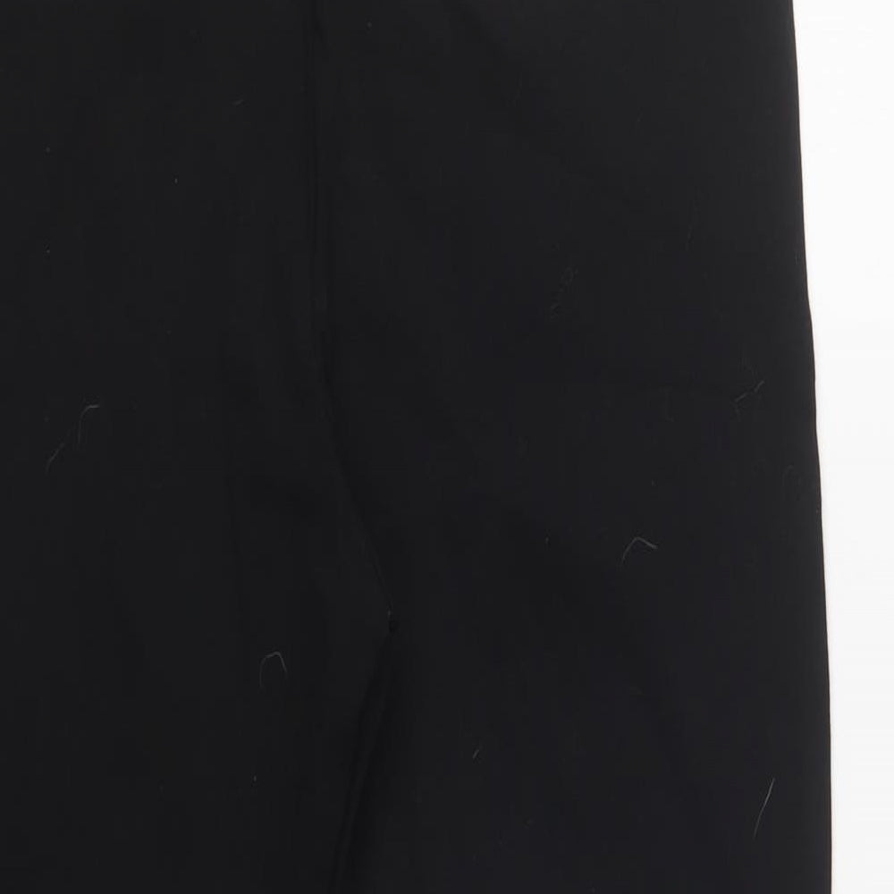 ESMARA Womens Black  Polyester Jegging Leggings Size 18 L30 in   - Faux Leather