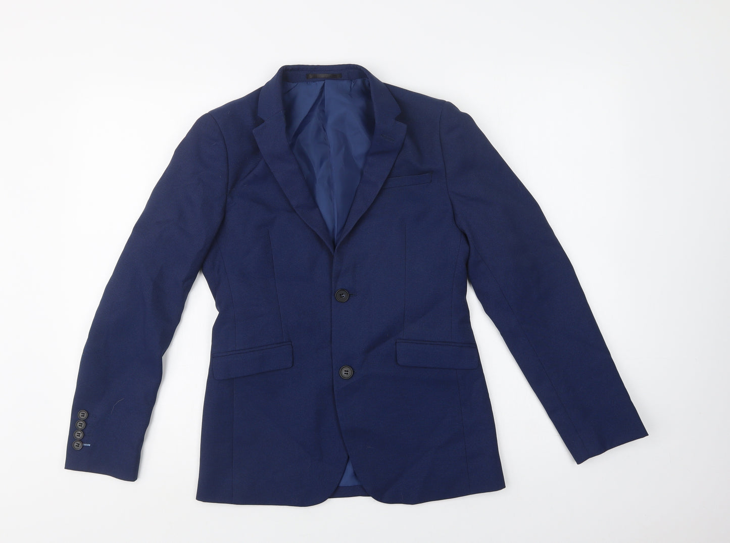 Matalan Boys Blue   Jacket Blazer Size 12 Years  Button