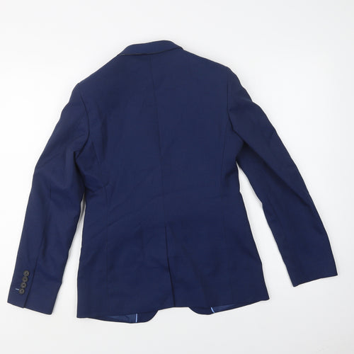 Matalan Boys Blue   Jacket Blazer Size 12 Years  Button