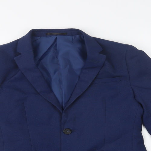 Matalan Boys Blue   Jacket Blazer Size 12 Years  Button