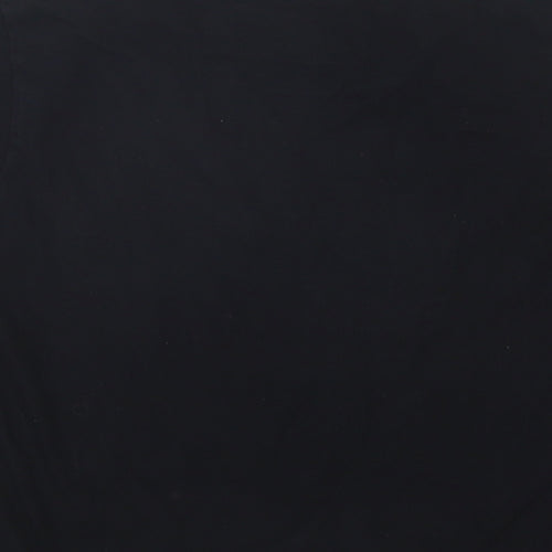 Ink's Kids Girls Black  Cotton Basic T-Shirt Size 3 Years Crew Neck  - Elephant