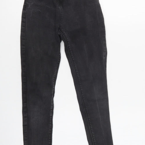 Primark Girls Black  Cotton Skinny Jeans Size 10-11 Years  Regular Button