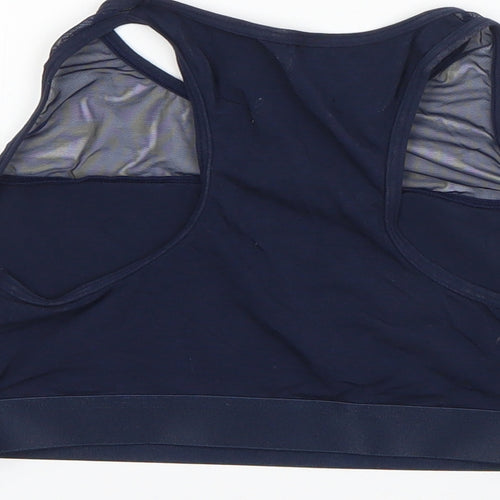 Tommy Bahama Womens Blue  Polyester Basic Tank Size M Round Neck