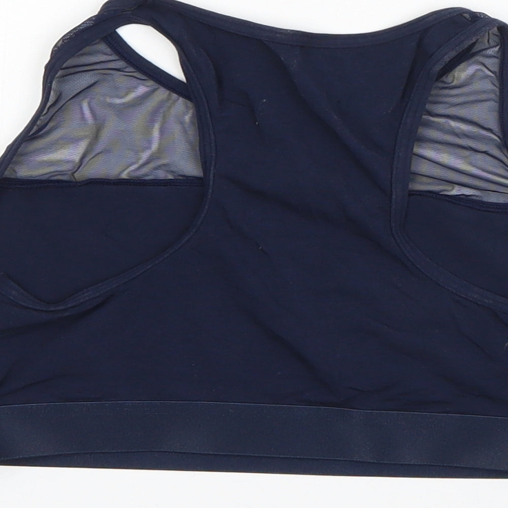 Tommy Bahama Womens Blue  Polyester Basic Tank Size M Round Neck