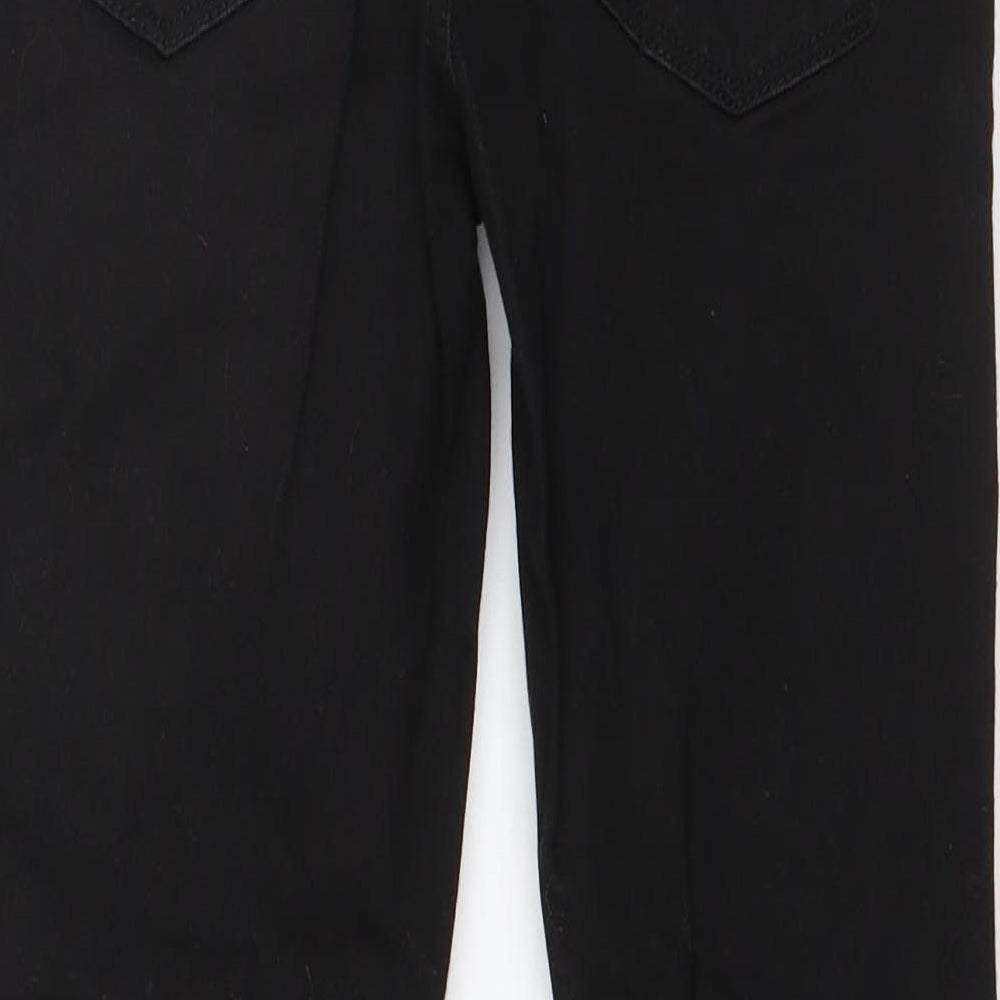 NEXT Boys Black  Cotton Skinny Jeans Size 12 Years  Regular Button