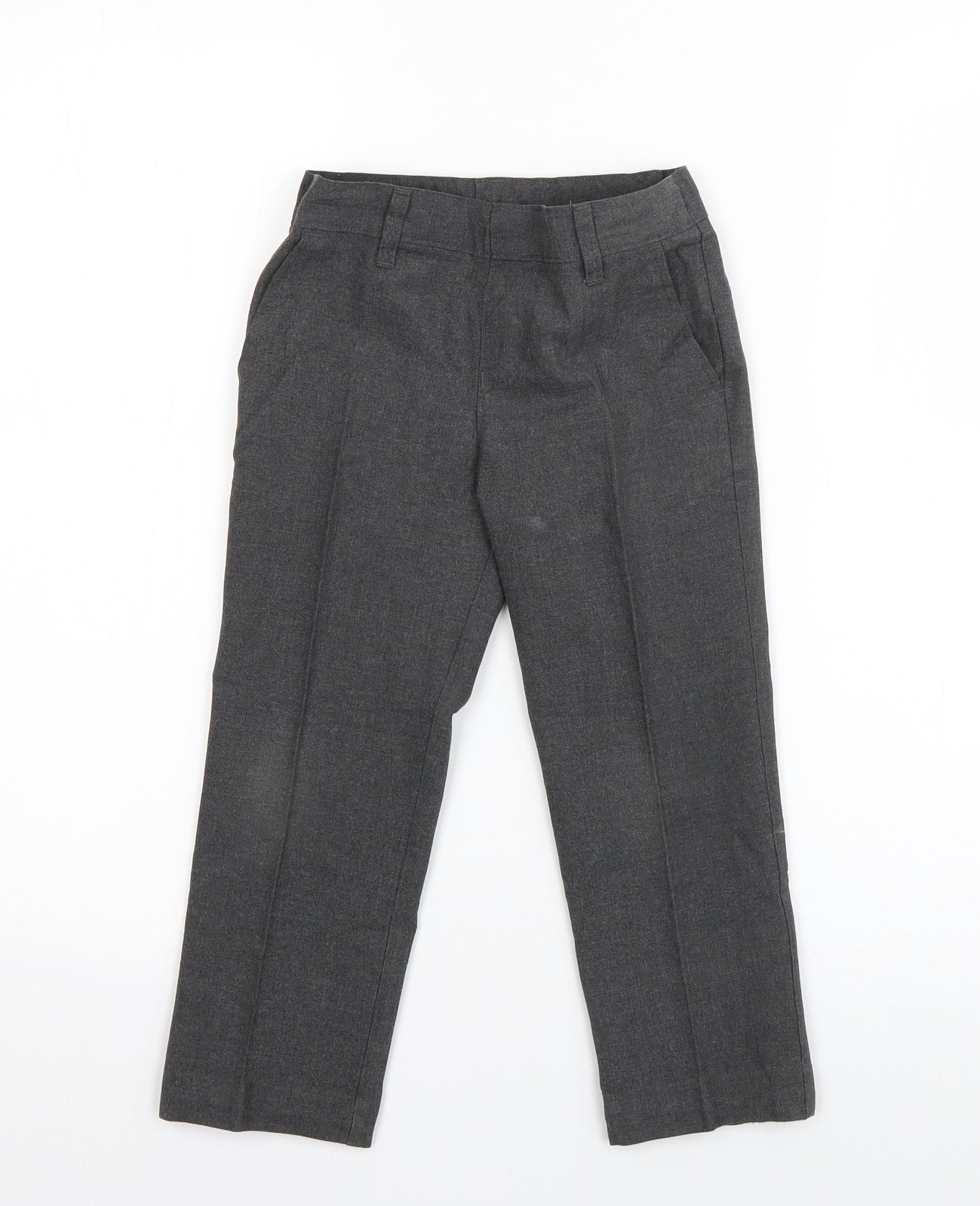 Marks and Spencer Boys Grey  Polyester Dress Pants Trousers Size 3-4 Years  Regular
