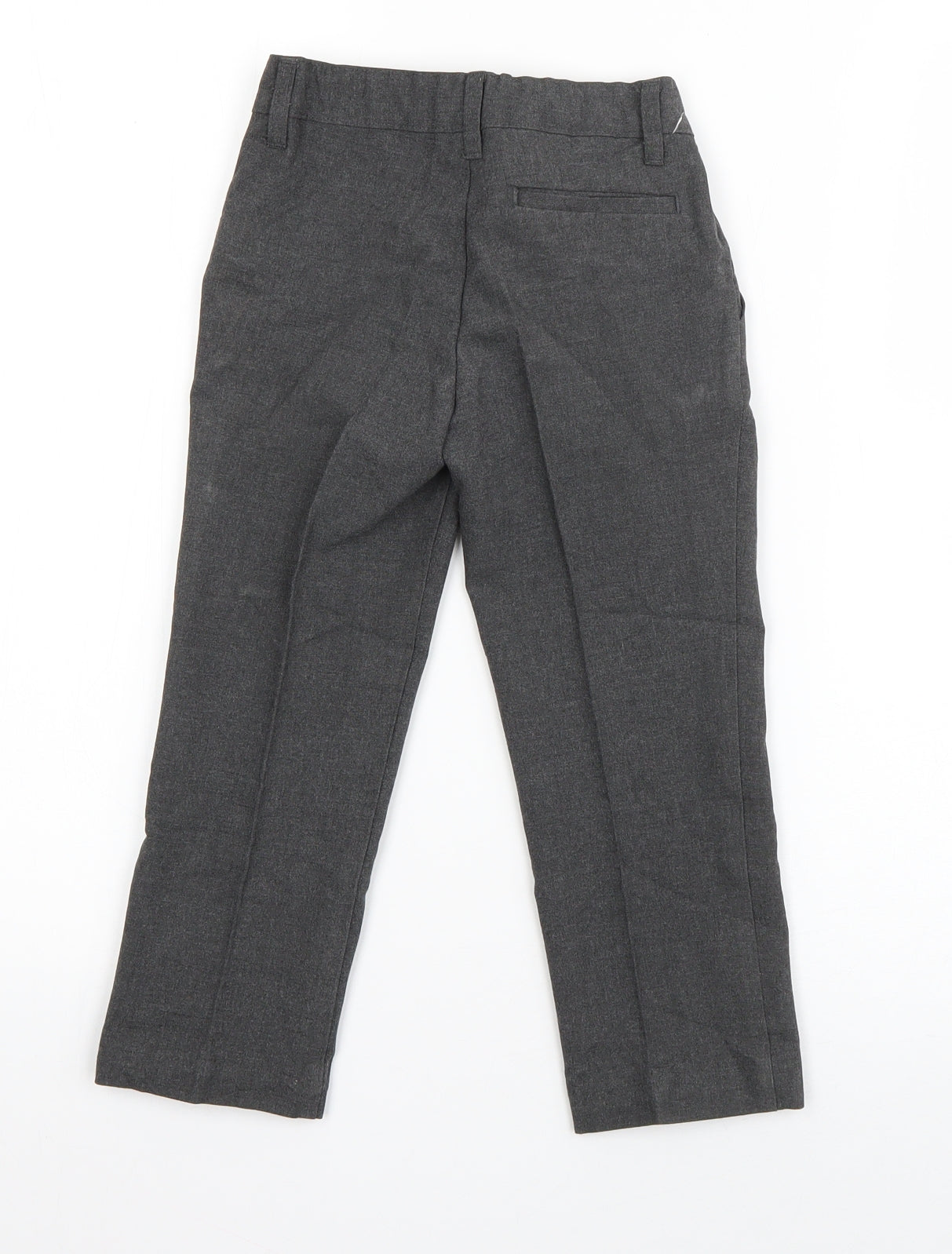 Marks and Spencer Boys Grey  Polyester Dress Pants Trousers Size 3-4 Years  Regular