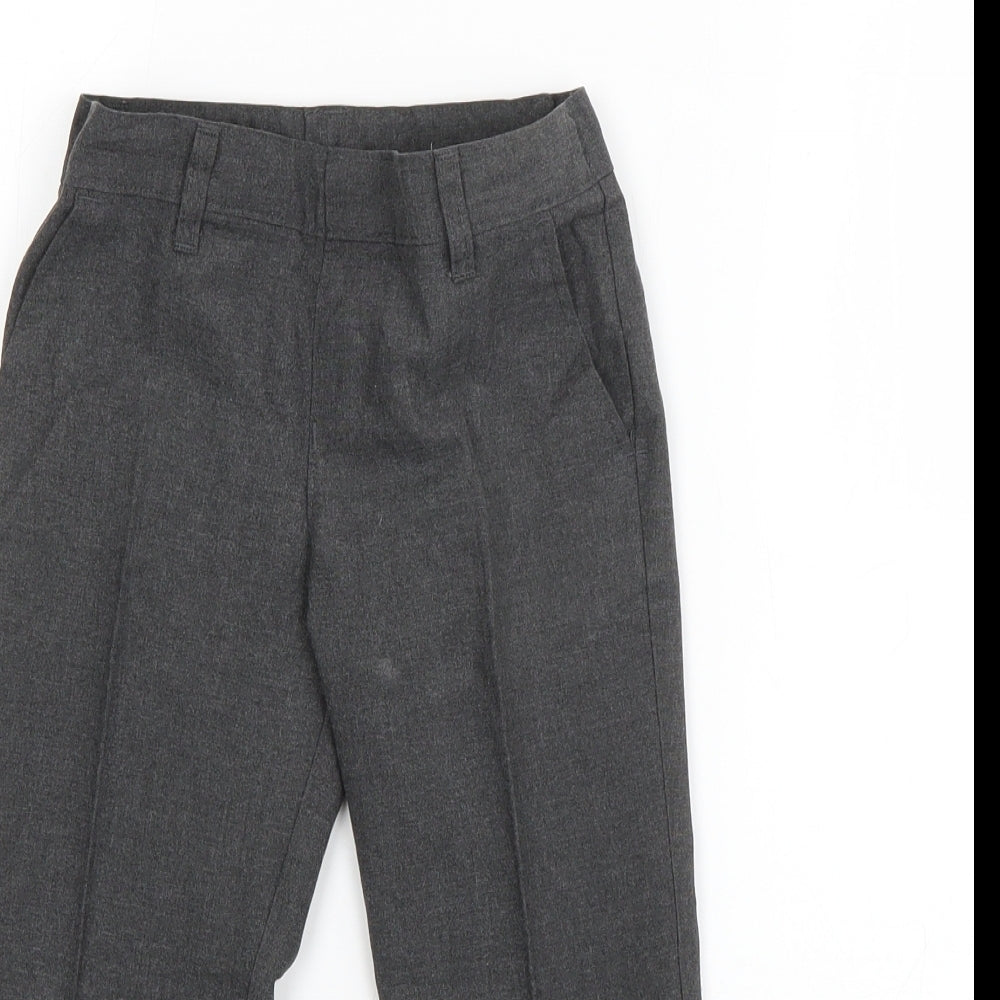 Marks and Spencer Boys Grey  Polyester Dress Pants Trousers Size 3-4 Years  Regular