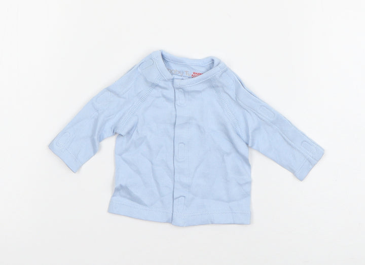 TU Boys Blue   Jacket  Size Newborn   Hook & Loop