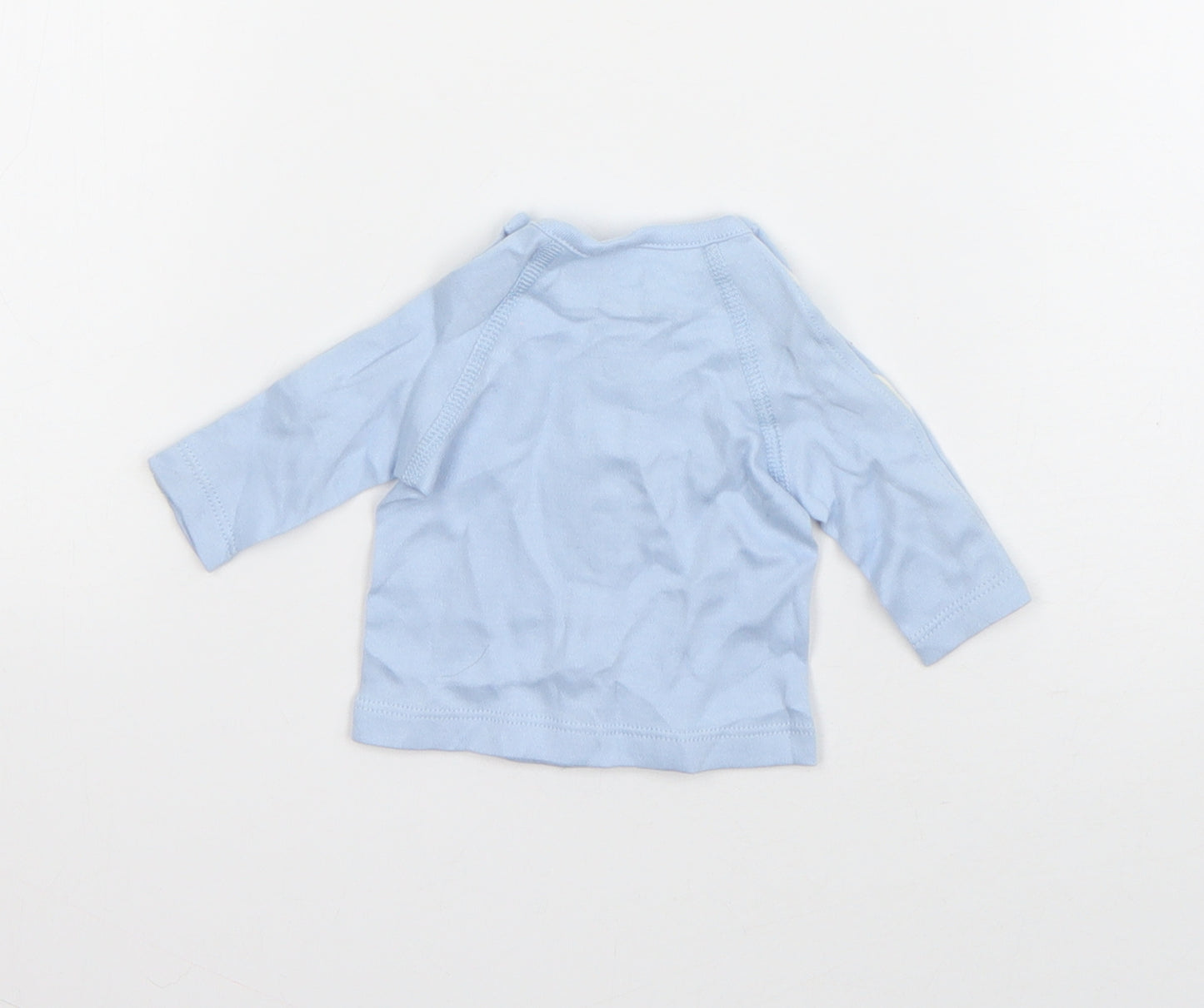 TU Boys Blue   Jacket  Size Newborn   Hook & Loop