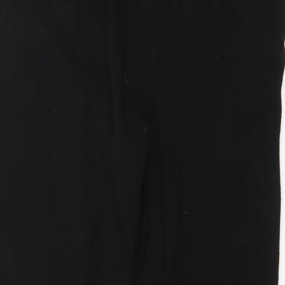 New Look Womens Black  Viscose Capri Leggings Size 10 L25 in