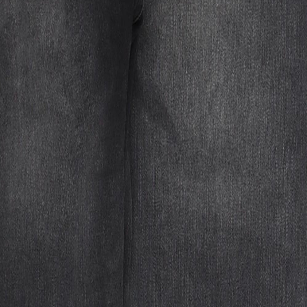 Hera Mens Grey  Cotton Skinny Jeans Size 30 L30 in Regular Button