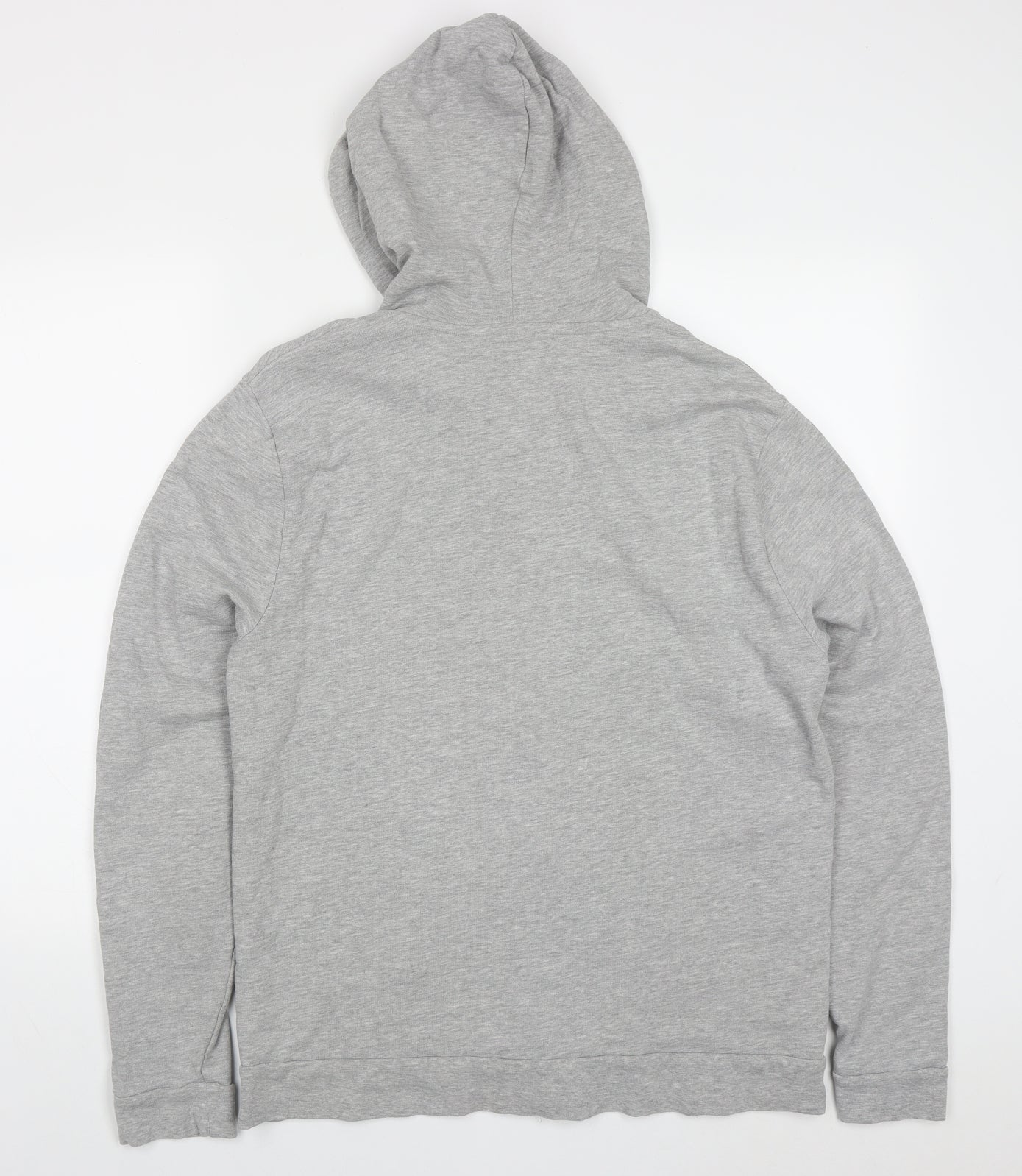 ASOS Mens Grey  Cotton Full Zip Hoodie Size L