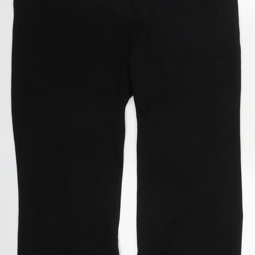 Phase Eight Womens Black  Viscose Trousers  Size 38 in L28 in Regular Button