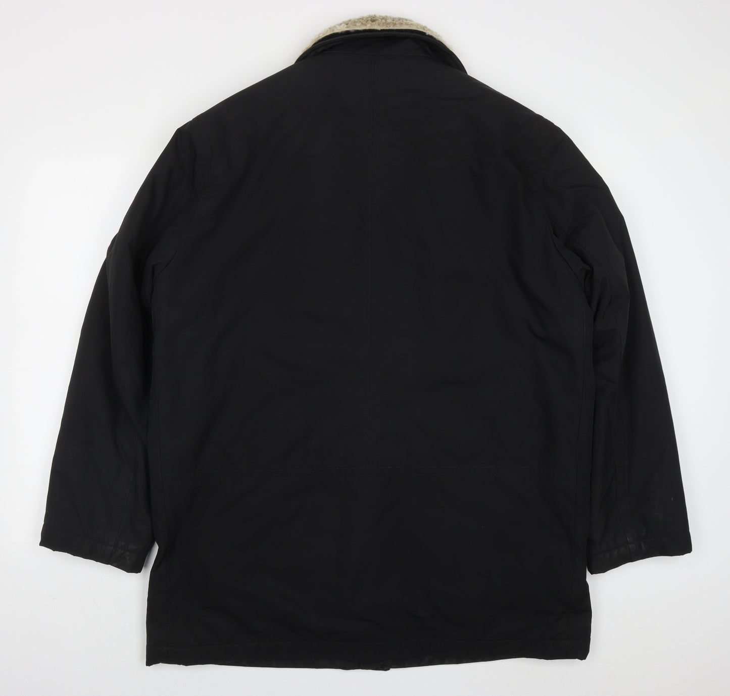 Daniel Hetcher Mens Black   Jacket Coat Size L  Zip