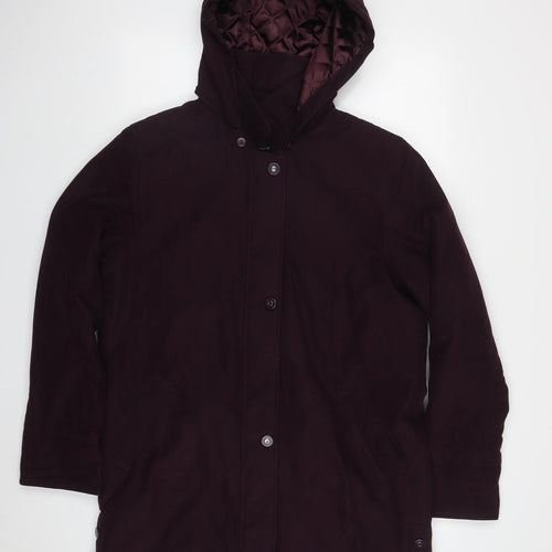 BHS Womens Purple   Jacket Coat Size 12  Zip