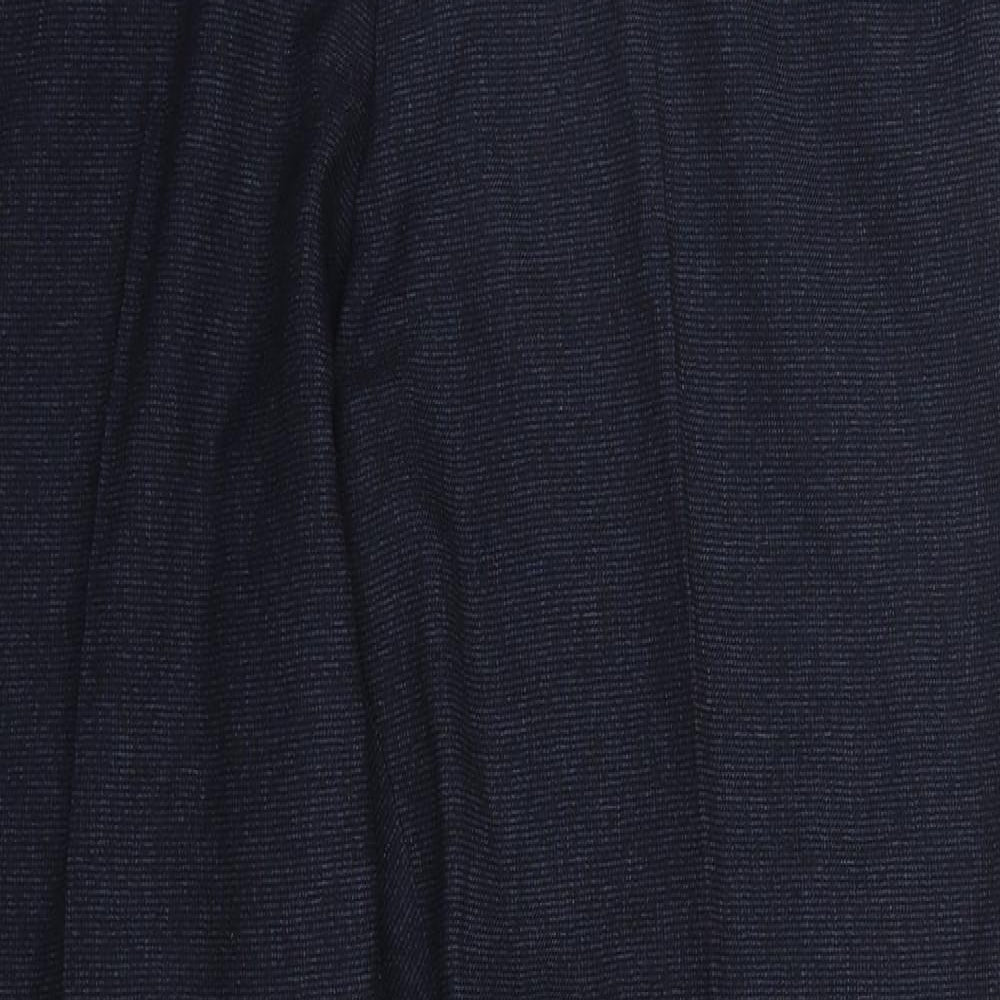 F&F Mens Blue  Polyester Trousers  Size 36 L31 in Regular Button