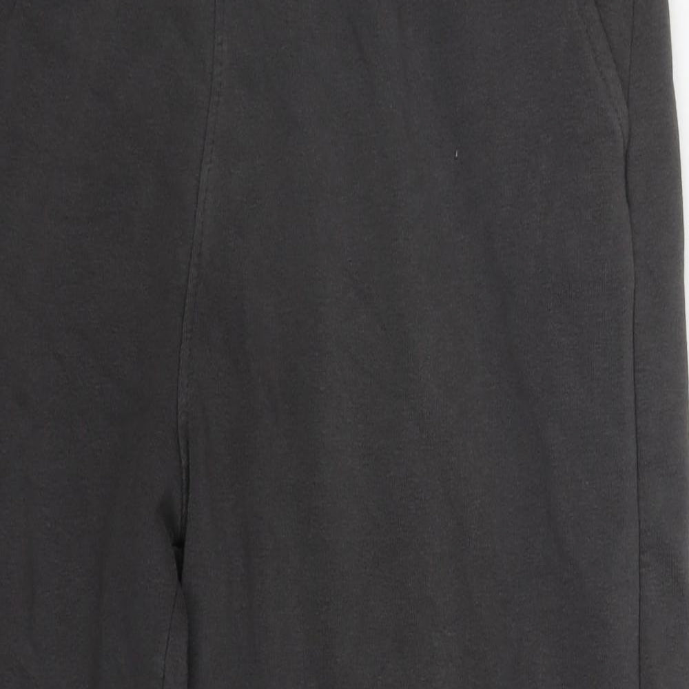 Kangaroo Poo Mens Grey  Cotton Sweatpants Trousers Size XL L28 in Regular Drawstring