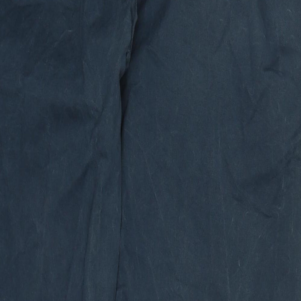 George Mens Blue  Cotton Chino Trousers Size 38 L32 in Regular Button