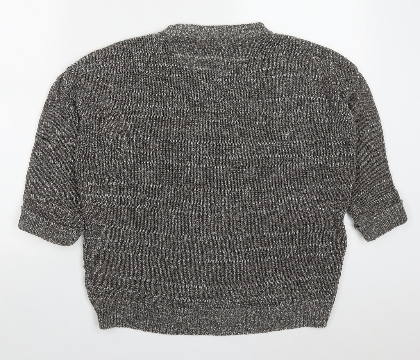 Wallis Womens Grey   Acrylic Pullover Jumper Size L