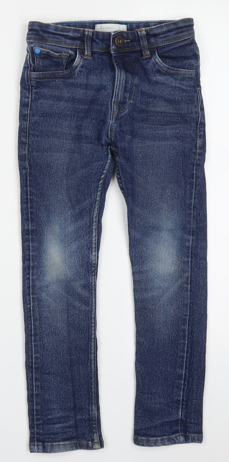 Matalan Boys Blue  Cotton Skinny Jeans Size 7 Years  Regular