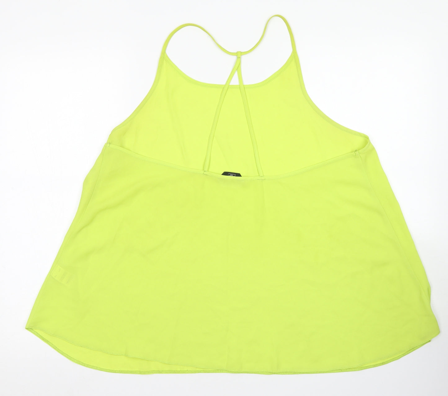 F&F Womens Green  Polyester Camisole Blouse Size 20 Round Neck