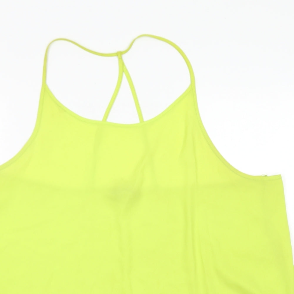 F&F Womens Green  Polyester Camisole Blouse Size 20 Round Neck