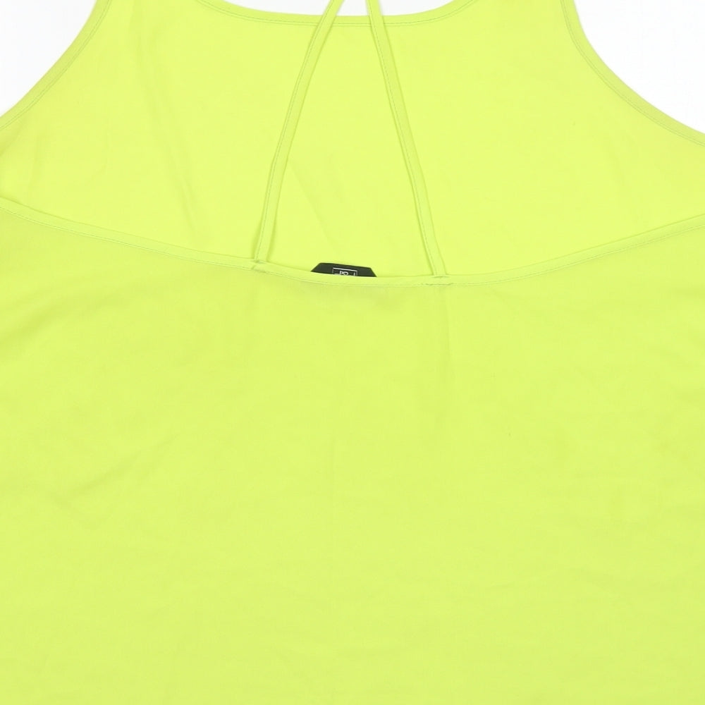 F&F Womens Green  Polyester Camisole Blouse Size 20 Round Neck