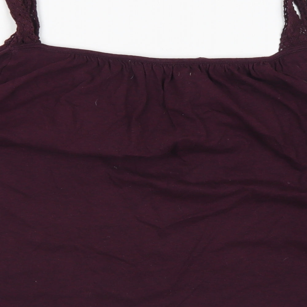 Atmosphere Womens Pink  Cotton Cropped Blouse Size 16 Off the Shoulder
