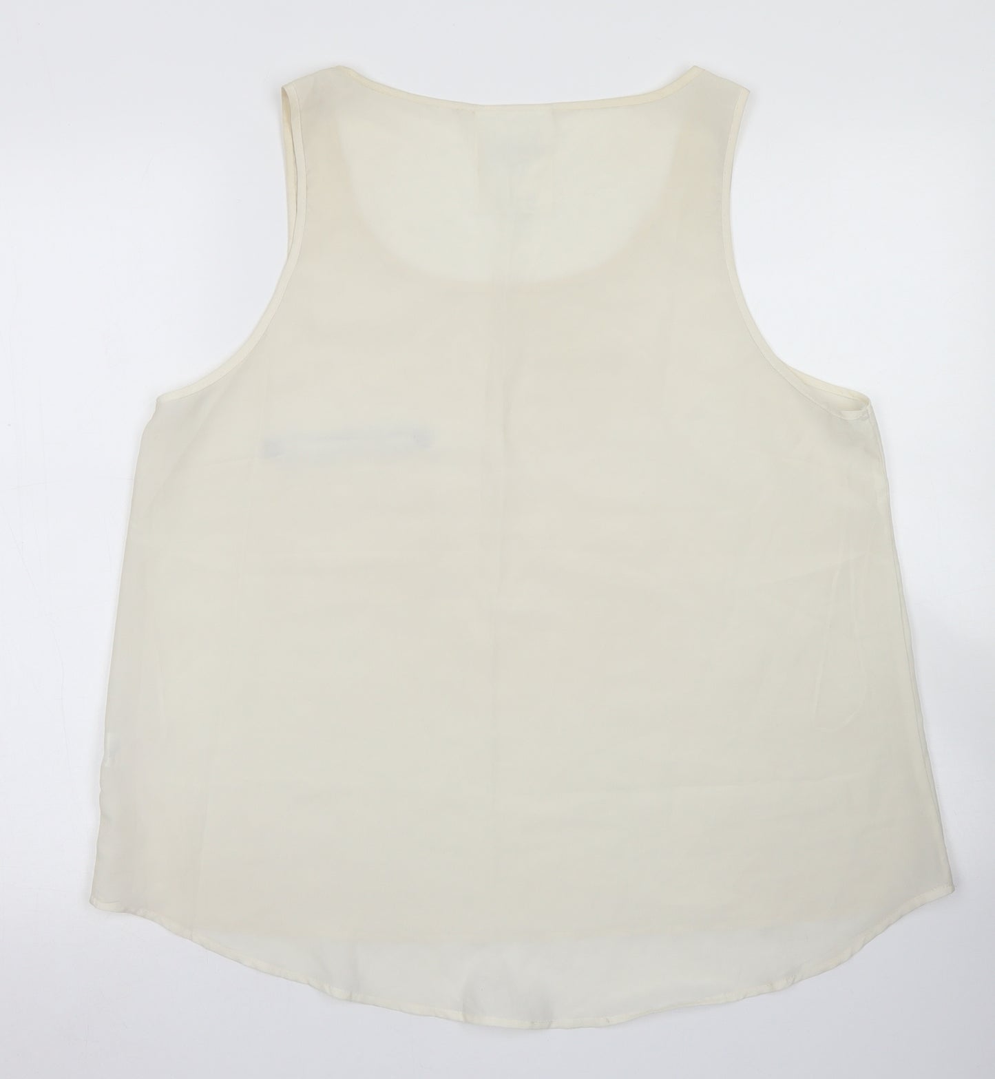 Atmosphere Womens Ivory  Polyester Basic Blouse Size 18 Round Neck