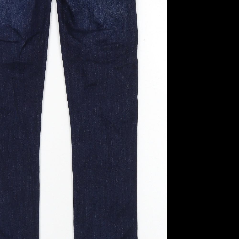 Gap Mens Blue  Cotton Skinny Jeans Size 30 in L32 in Regular Button