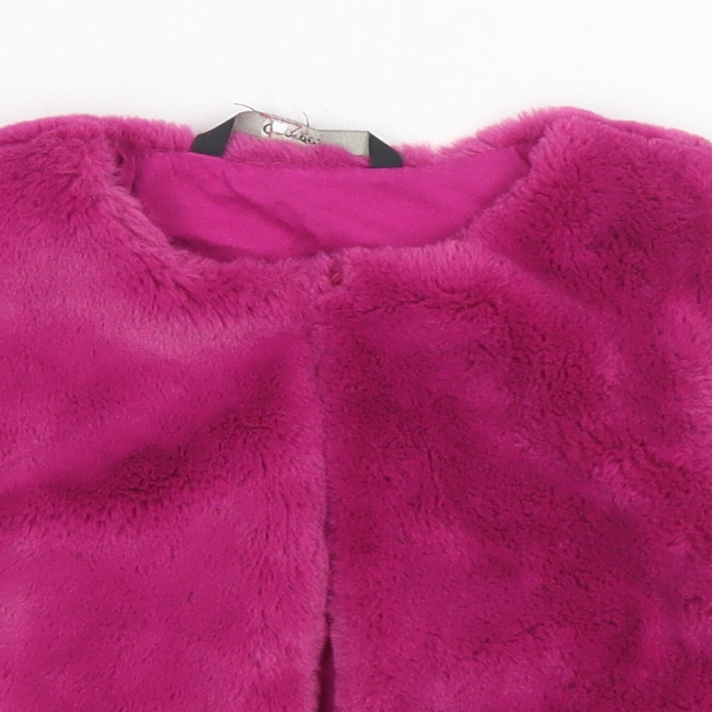 George Girls Pink   Gilet Jacket Size 3-4 Years