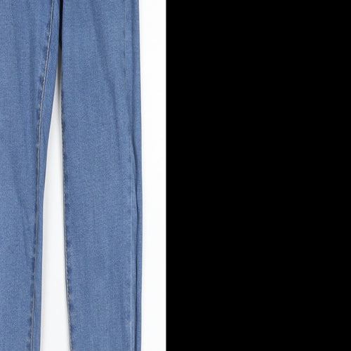 Denim Co Womens Blue  Cotton Skinny Jeans Size 6 L28 in Regular Button