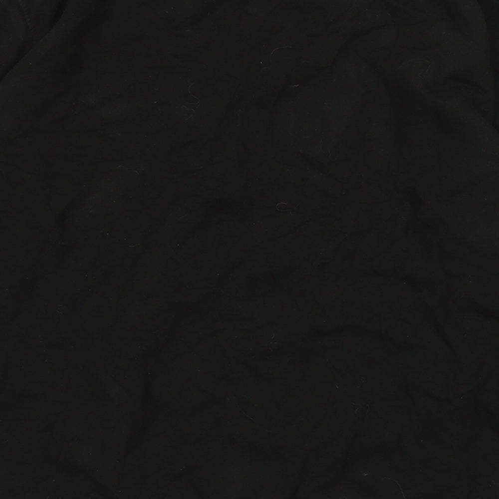 New Love Club Mens Black  Cotton Pullover Sweatshirt Size L