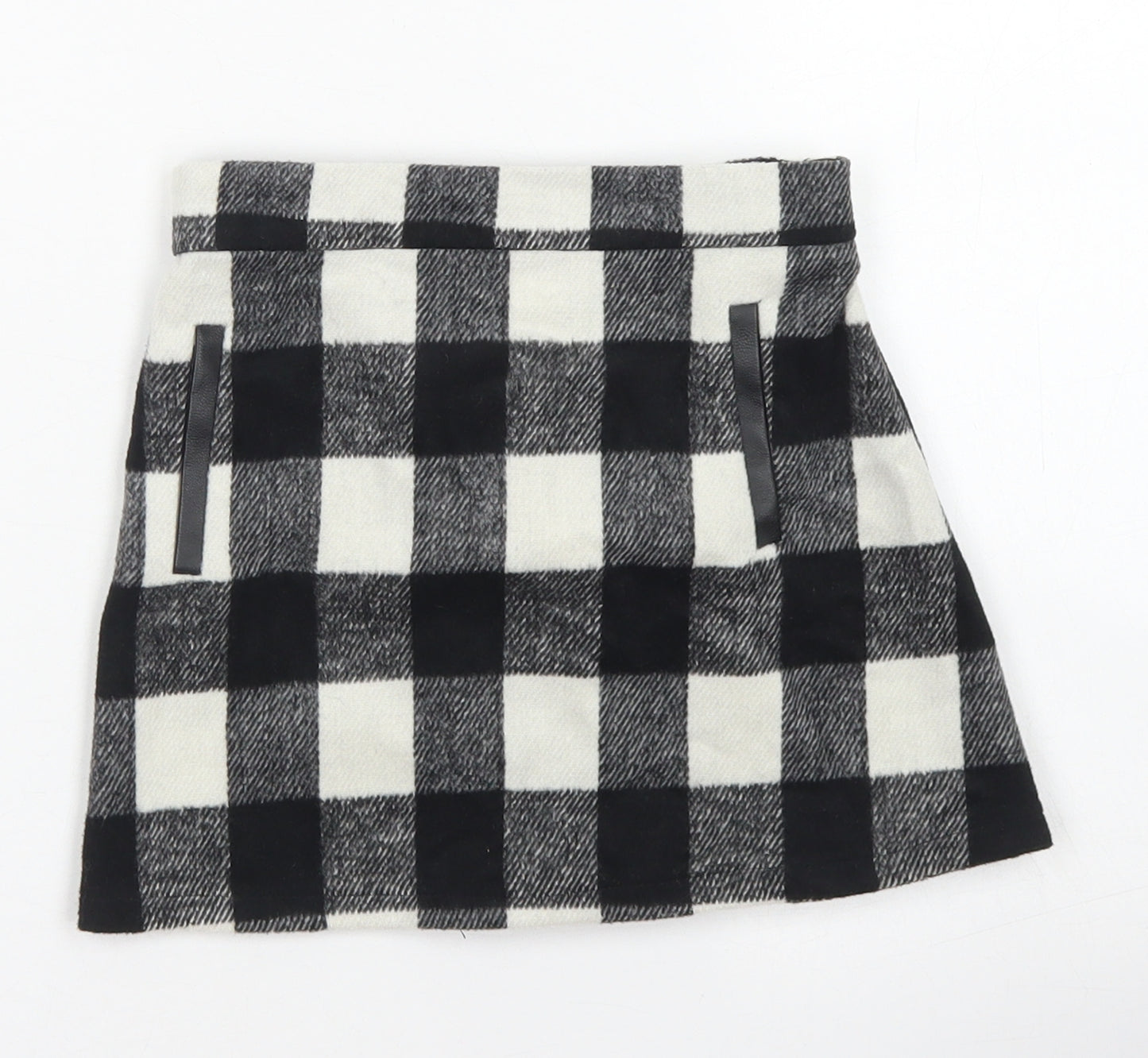 Black Girls Clear  Polyester Flare Skirt Size 4-5 Years  Regular