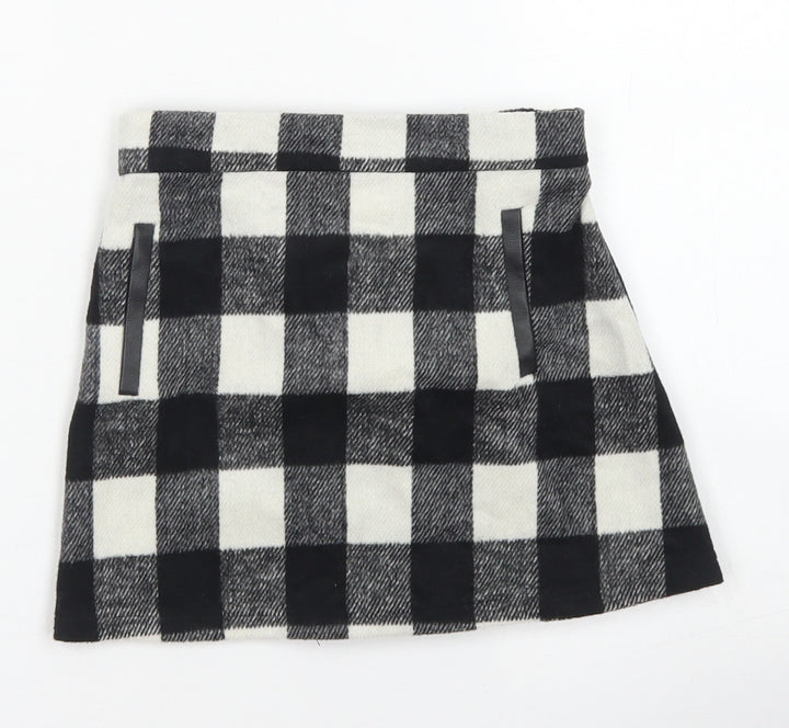 Black Girls Clear  Polyester Flare Skirt Size 4-5 Years  Regular