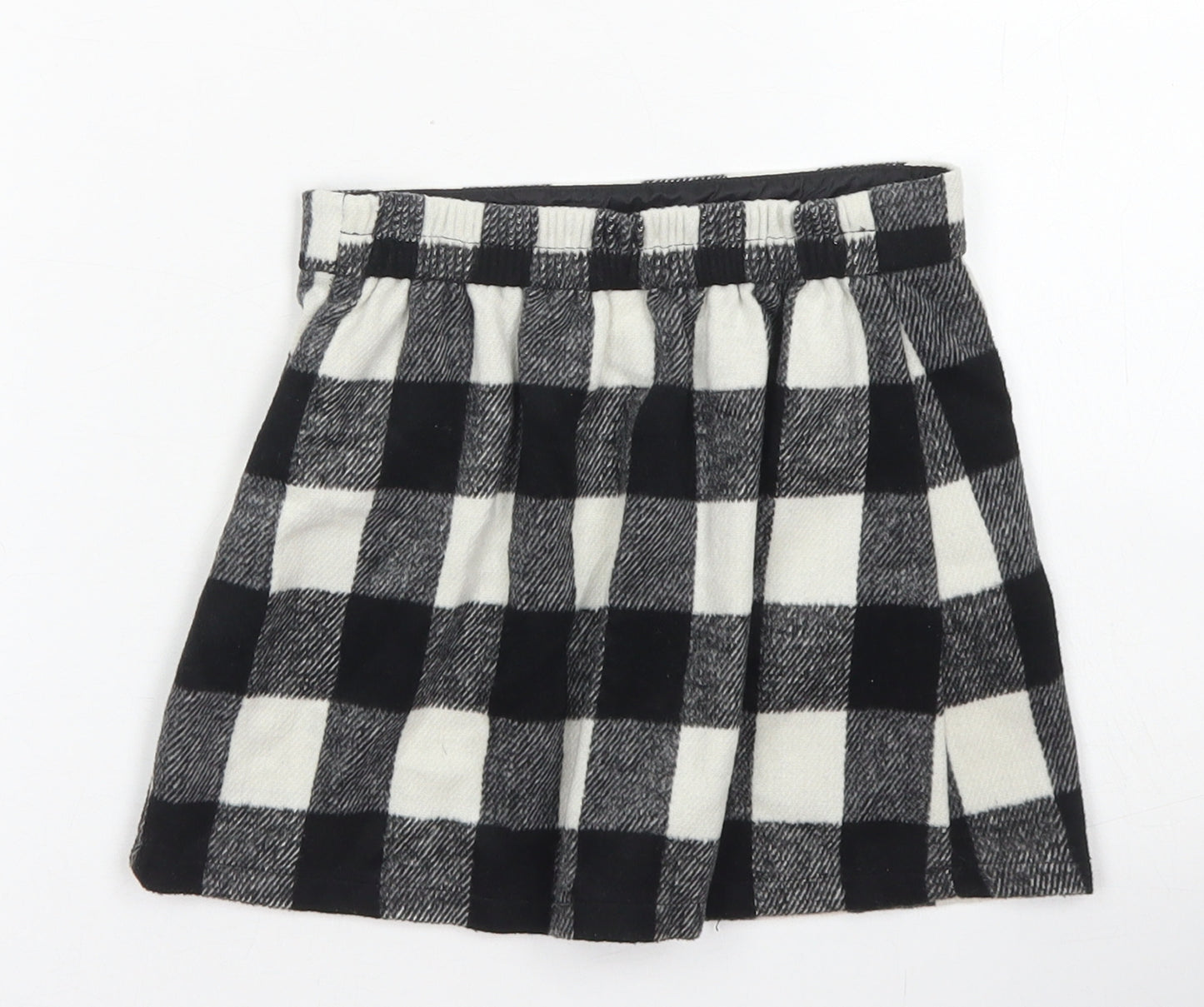 Black Girls Clear  Polyester Flare Skirt Size 4-5 Years  Regular