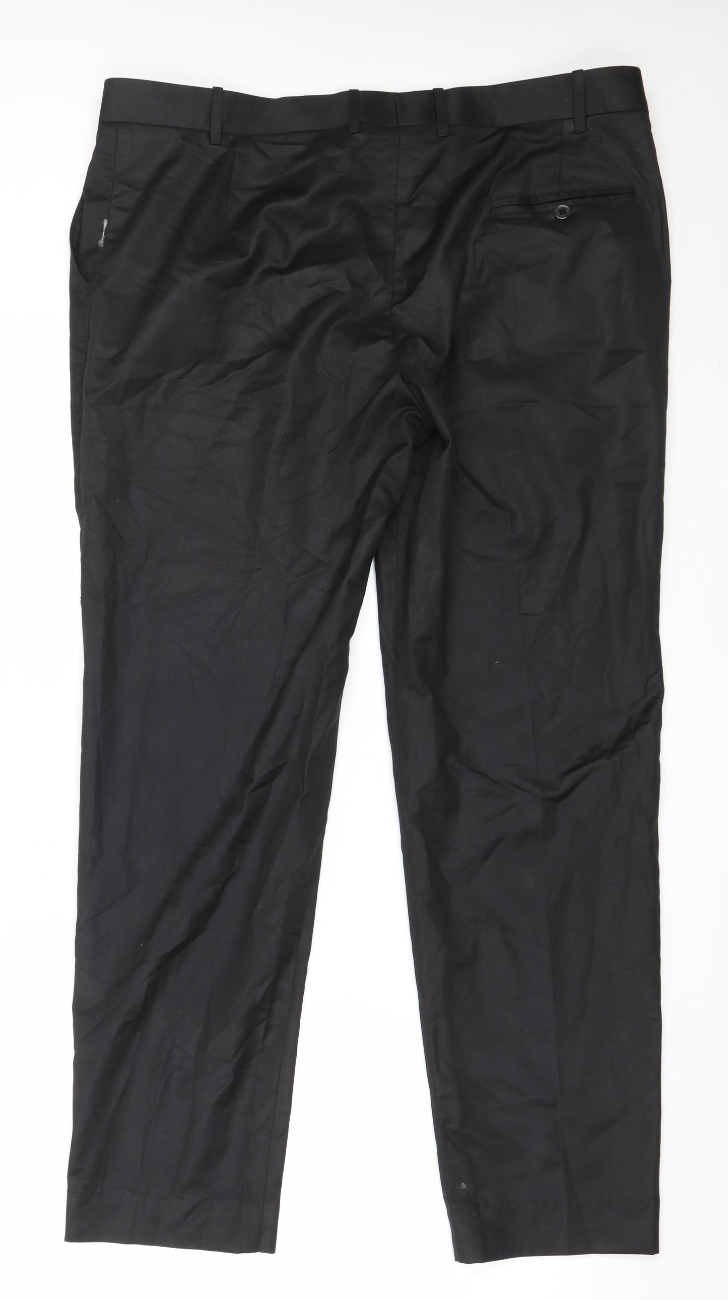 Preworn Mens Grey  Polyester Trousers  Size 40 in L31 in Regular