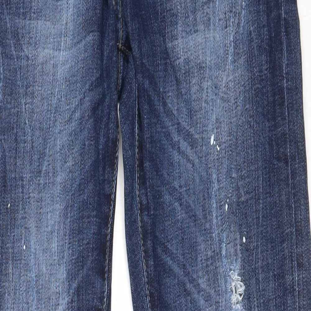 883 Police Mens Blue  Cotton Straight Jeans Size 30 in L31 in Regular