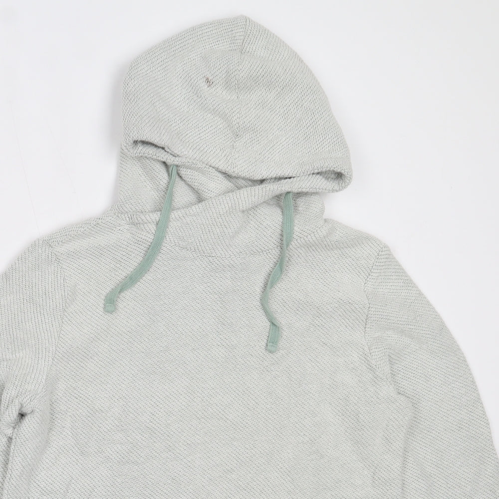 Animal Womens Green  Cotton Pullover Hoodie Size 14