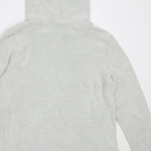 Animal Womens Green  Cotton Pullover Hoodie Size 14