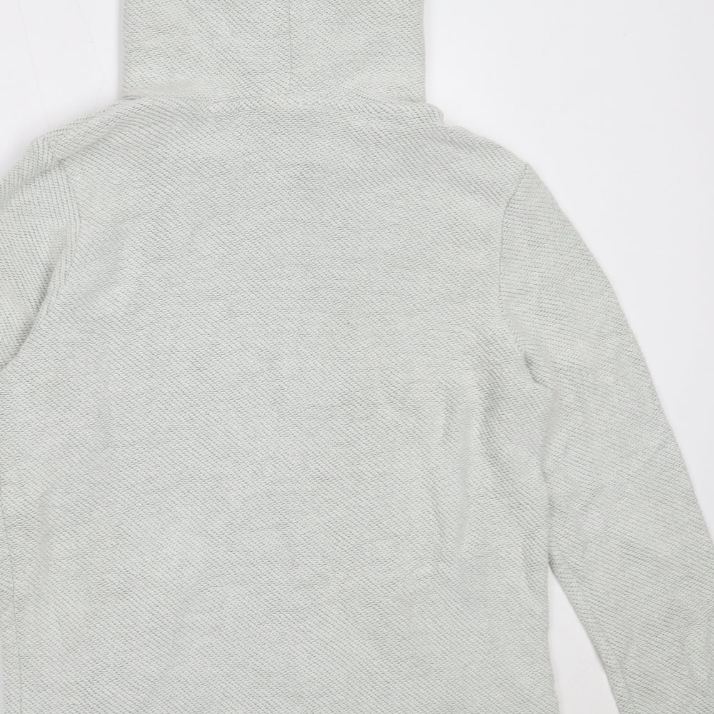Animal Womens Green  Cotton Pullover Hoodie Size 14