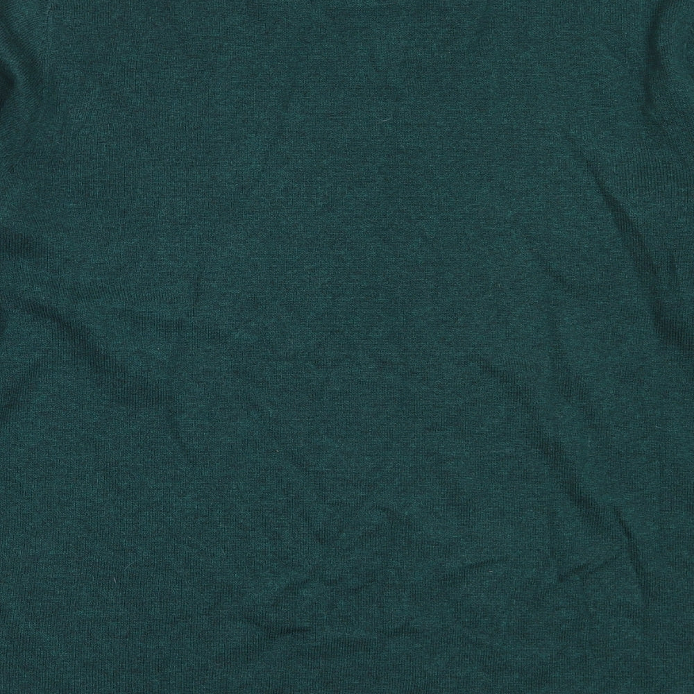 Fat Face Mens Green Round Neck  Cotton Pullover Jumper Size M